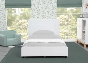 Upholstered Twin Bed with Headboard