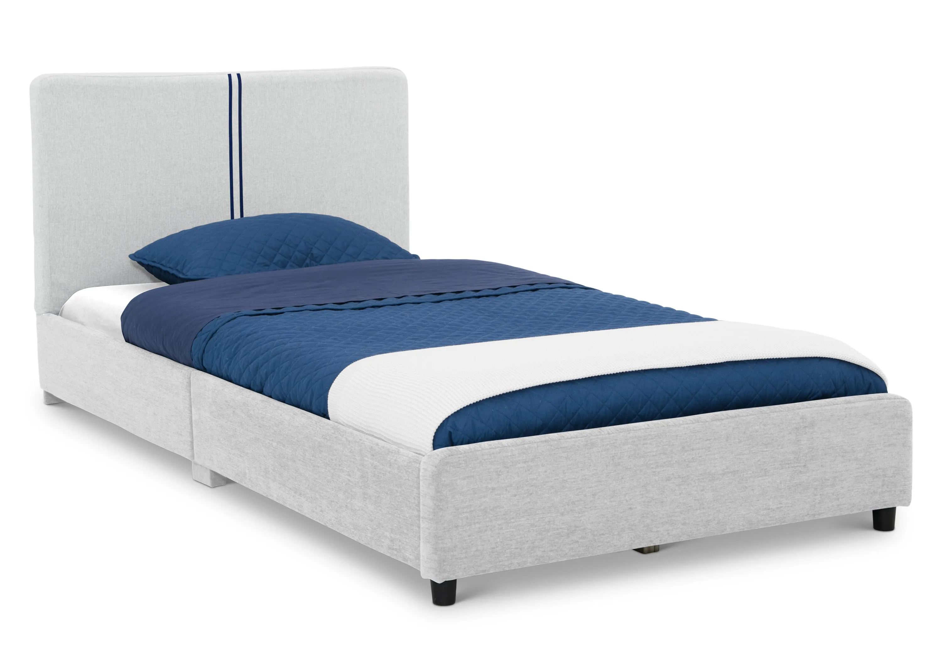 Upholstered Twin Bed with Headboard