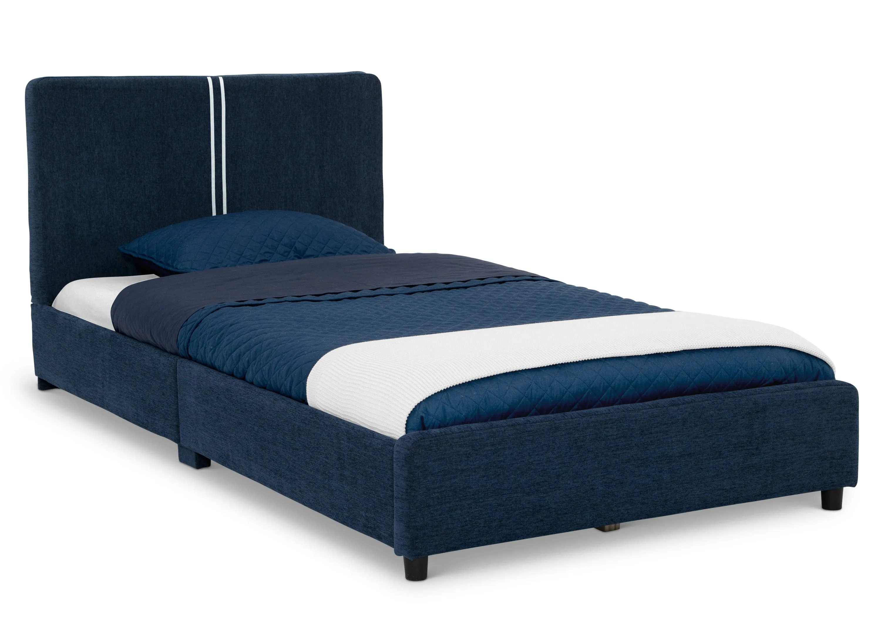 Upholstered Twin Bed with Headboard