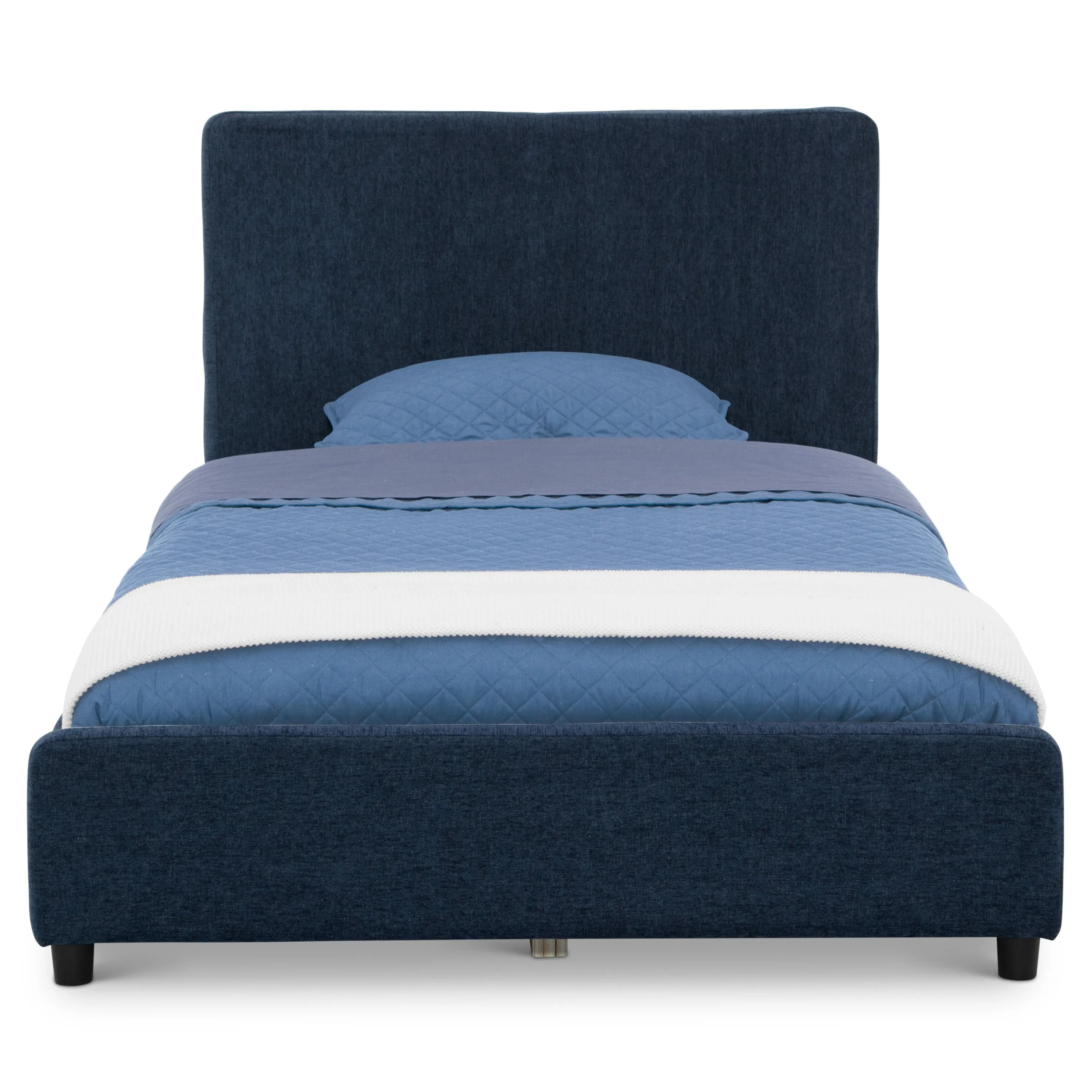 Upholstered Twin Bed with Headboard
