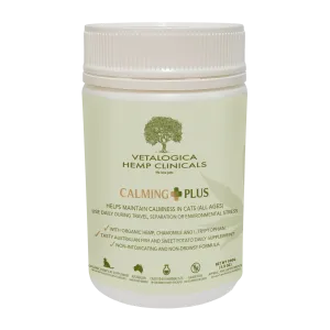 Vetalogica Hemp Clinicals Calming Plus Supplements for Cats 100g